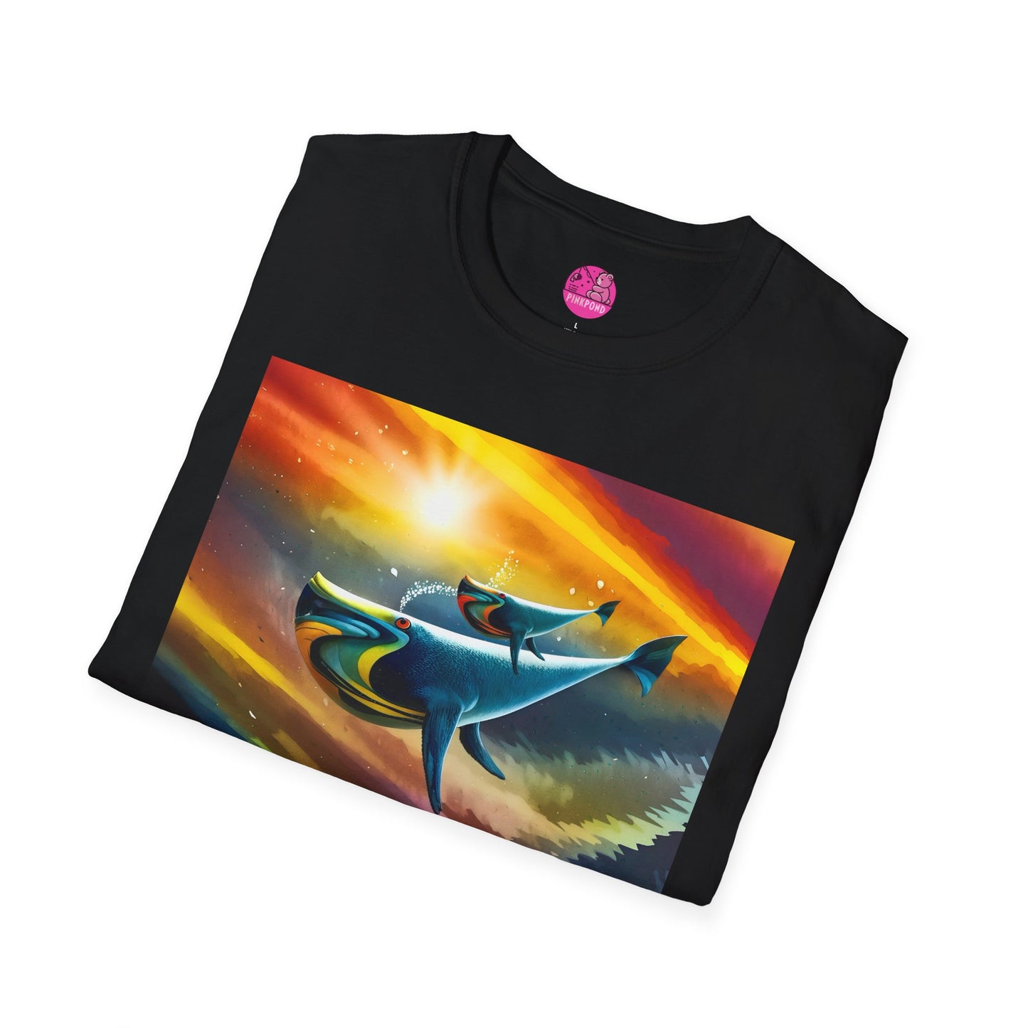 Celestial Whale Adventure T-Shirt