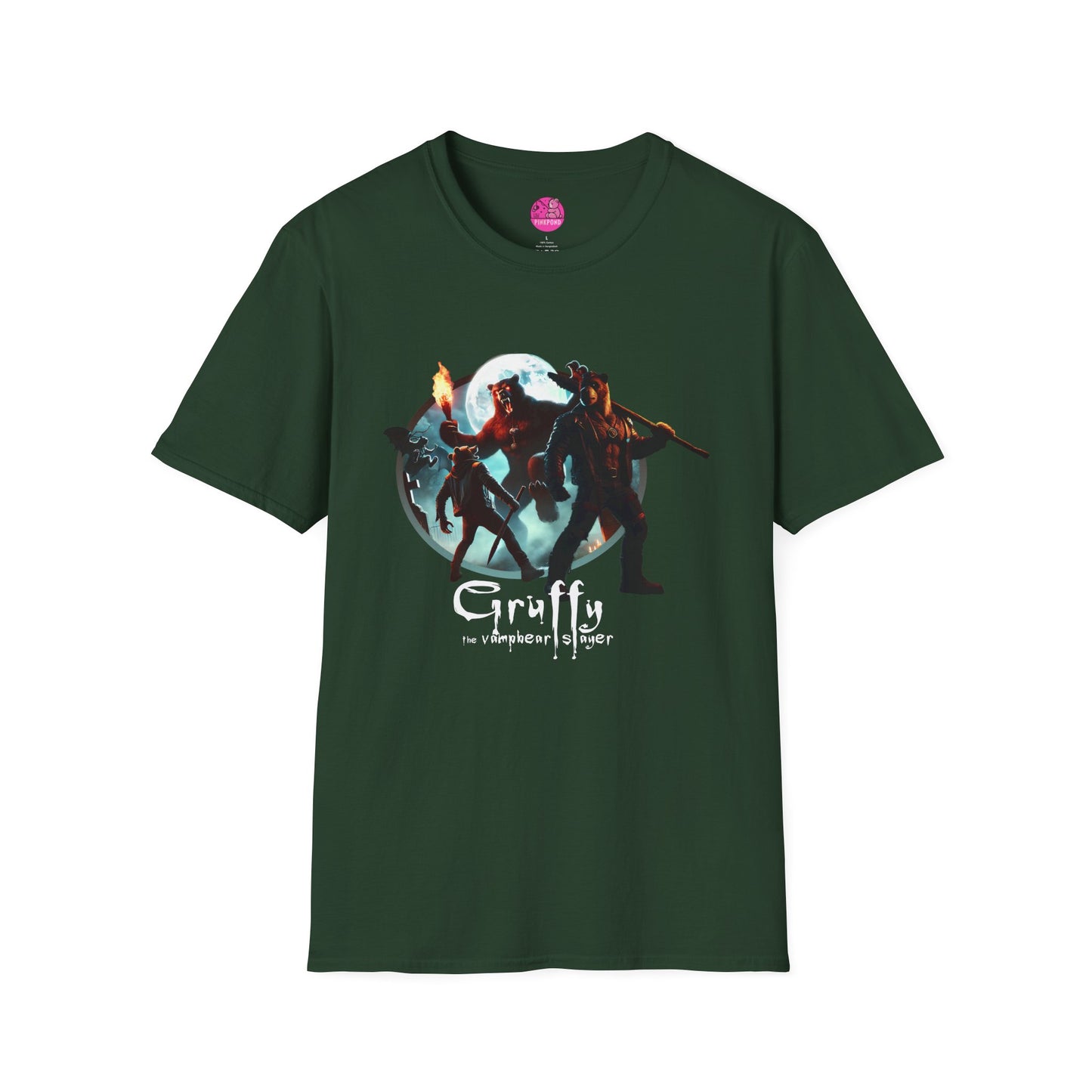 VampBear Slayer T-Shirt - Horror, Humour, and Chaos