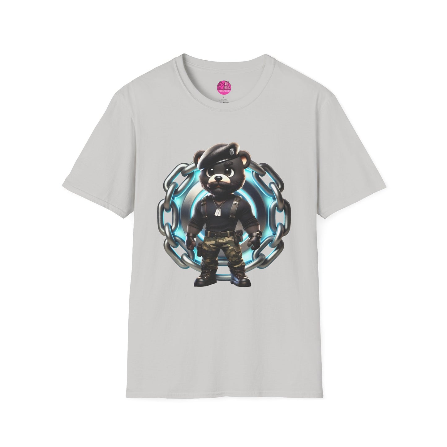 Colin the Combat Bear T-Shirt – Bold, Tactical, and Unstoppable