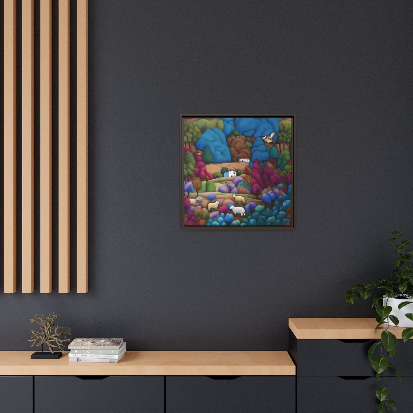 The Painted Valley Canvas Print by Andrew McCarter