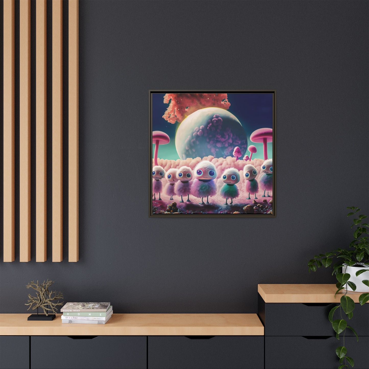 “"Keep smiling," whispered Axlar. "We can eat them later." – Fine Art Canvas Print By Andrew McCarter