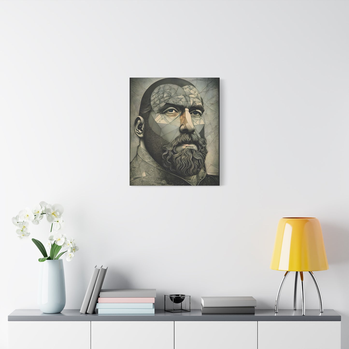 Fractured Peace - Fine Art Print by Andrew McCarter adapted from a drawing by David Lake