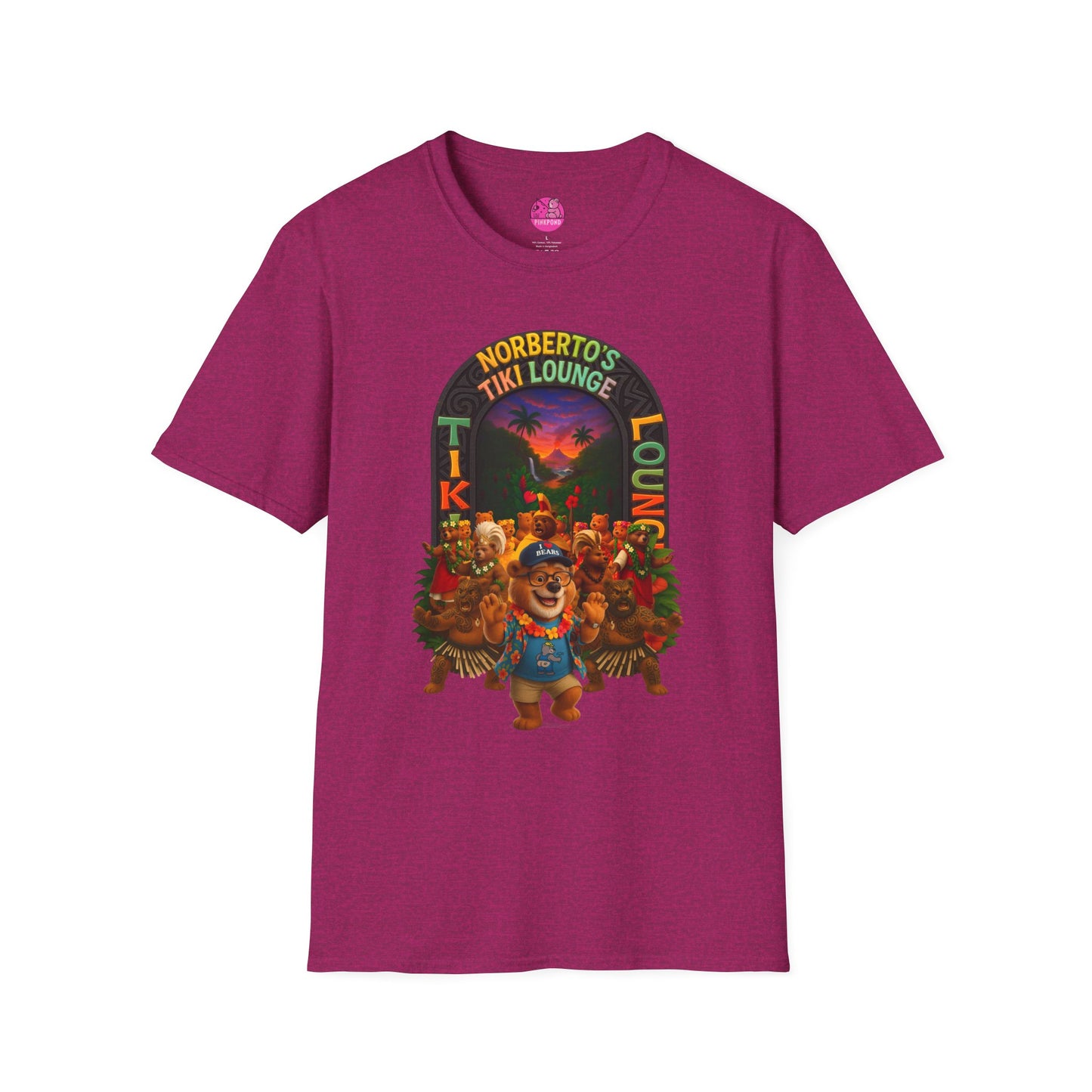 Unisex T-Shirt - Norberto’s Tiki Lounge Bear Tee - A Tribute to Kindness