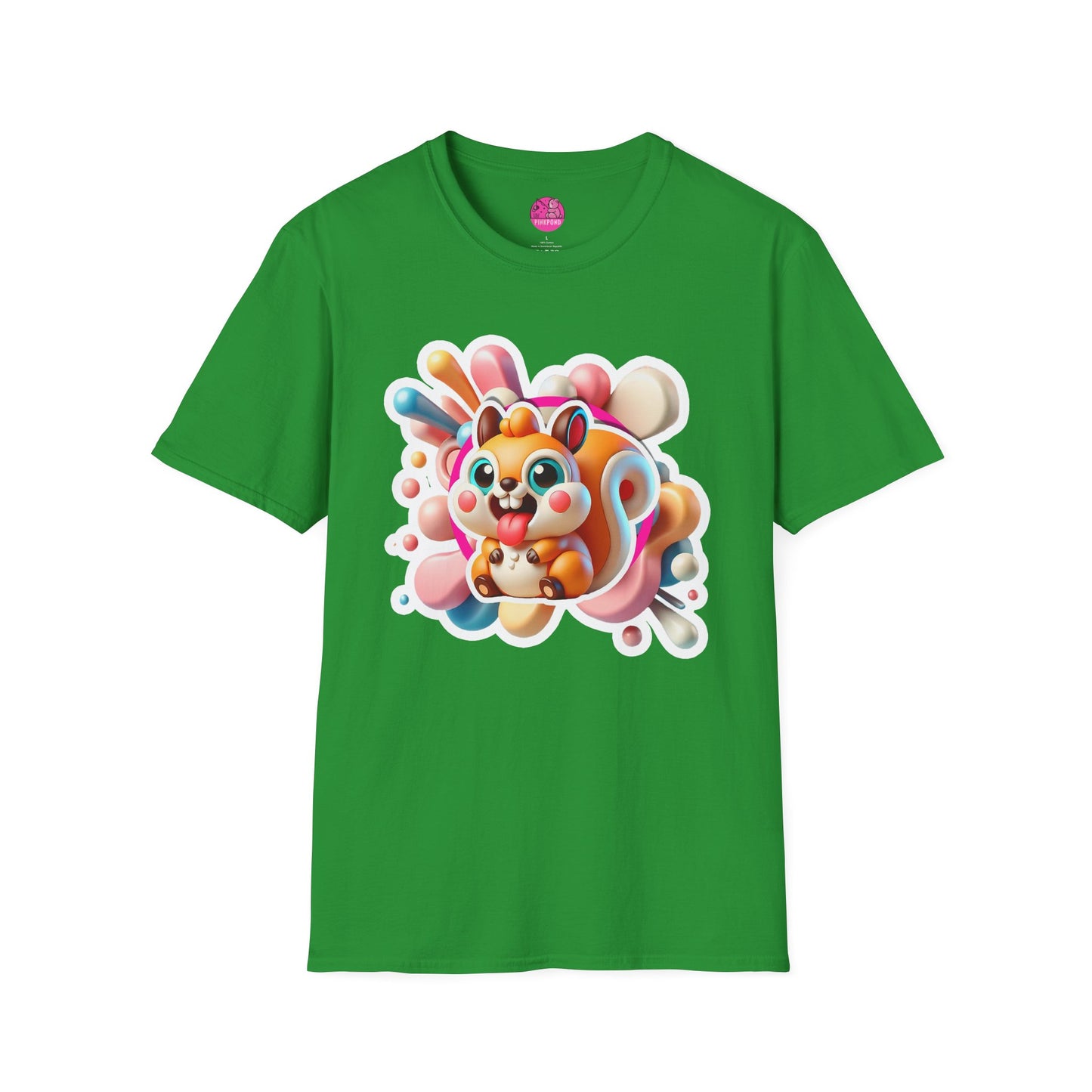 Cyril Squirrel T-Shirt - Nutty and Playful Unisex Tee for Fun-Lovers 🐿️✨
