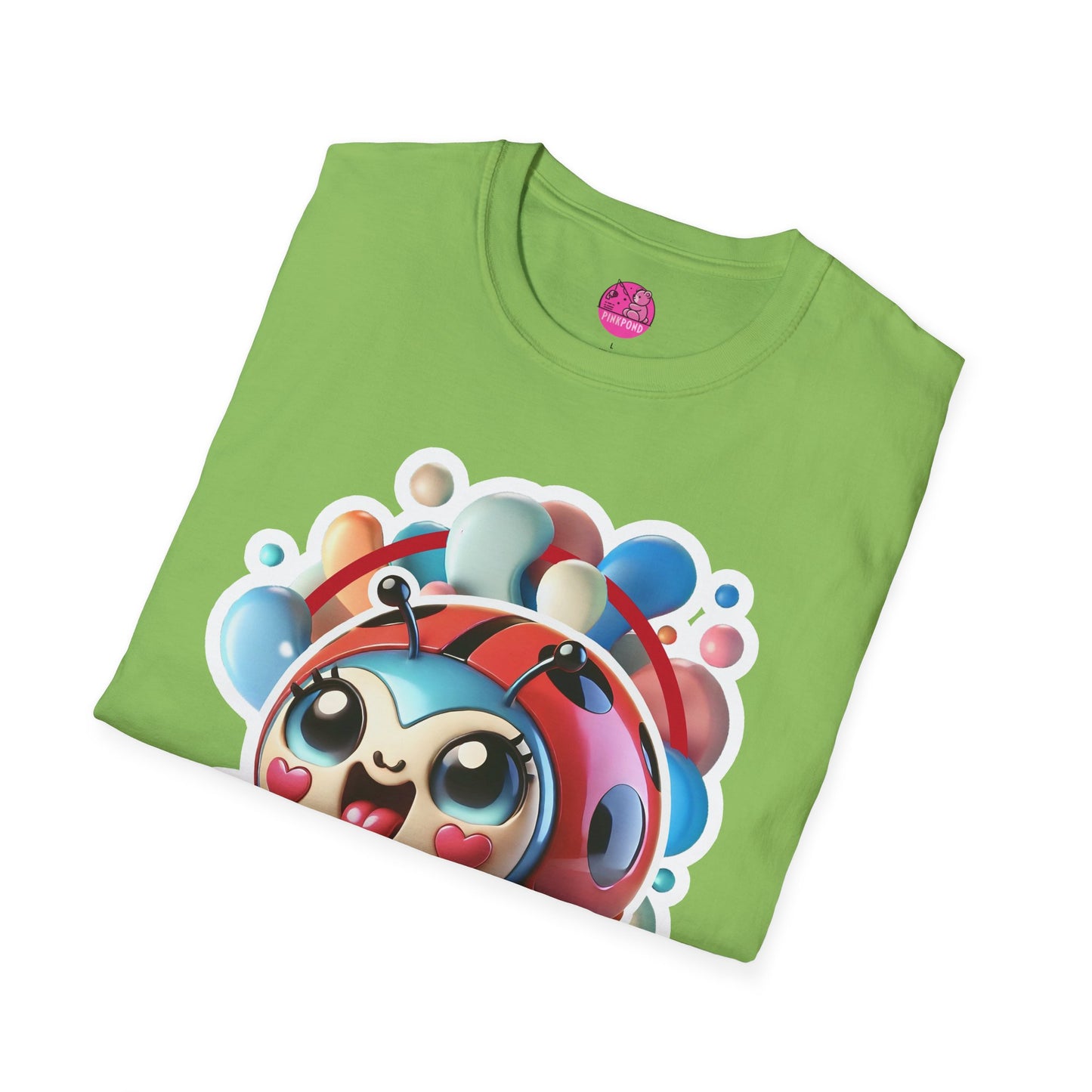 Leticia Ladybird Tee – Sweet, Stylish & Full of Charm!  T-Shirt - Unisex Tee for Fun-Lovers 🐞✨