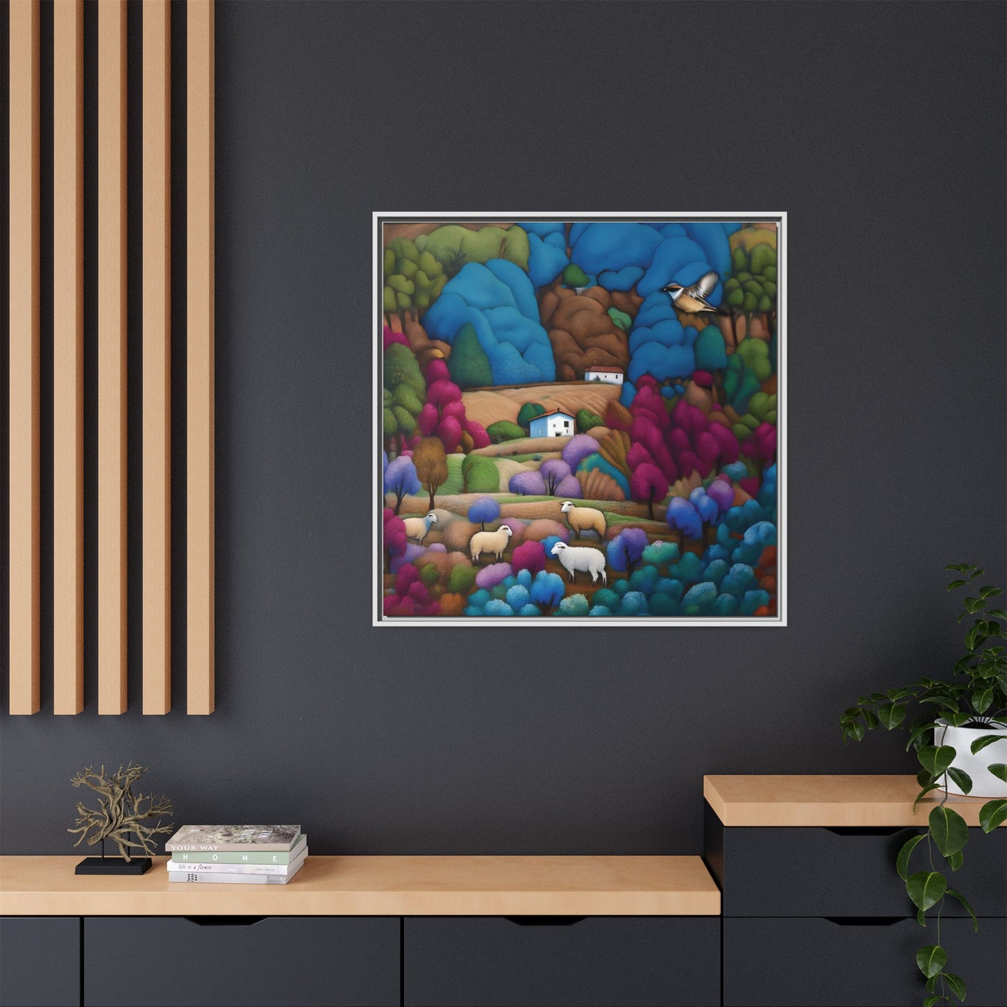The Painted Valley Canvas Print by Andrew McCarter