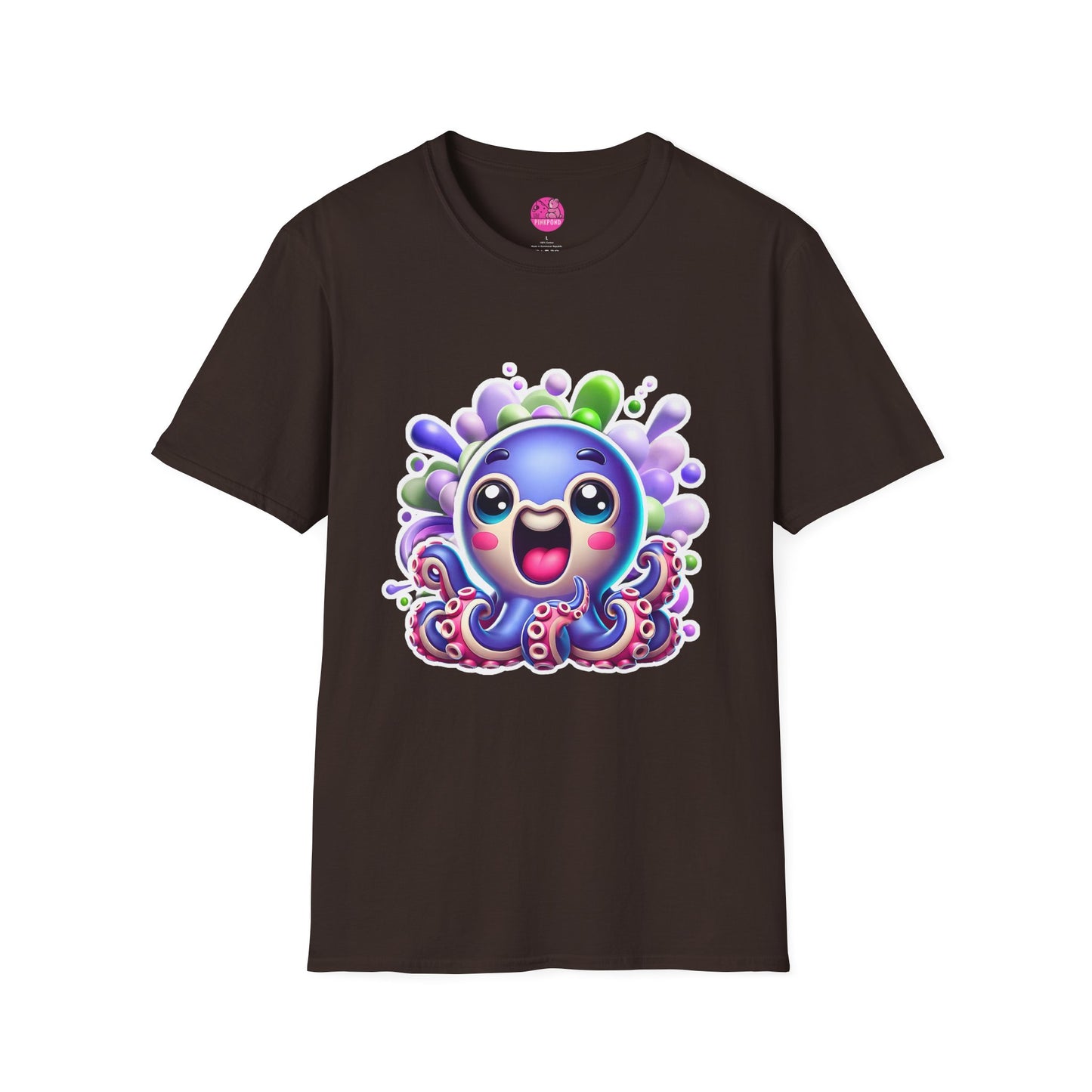 Olly the Octopus T-Shirt - Playful & Adorable Unisex Tee for Ocean Lovers