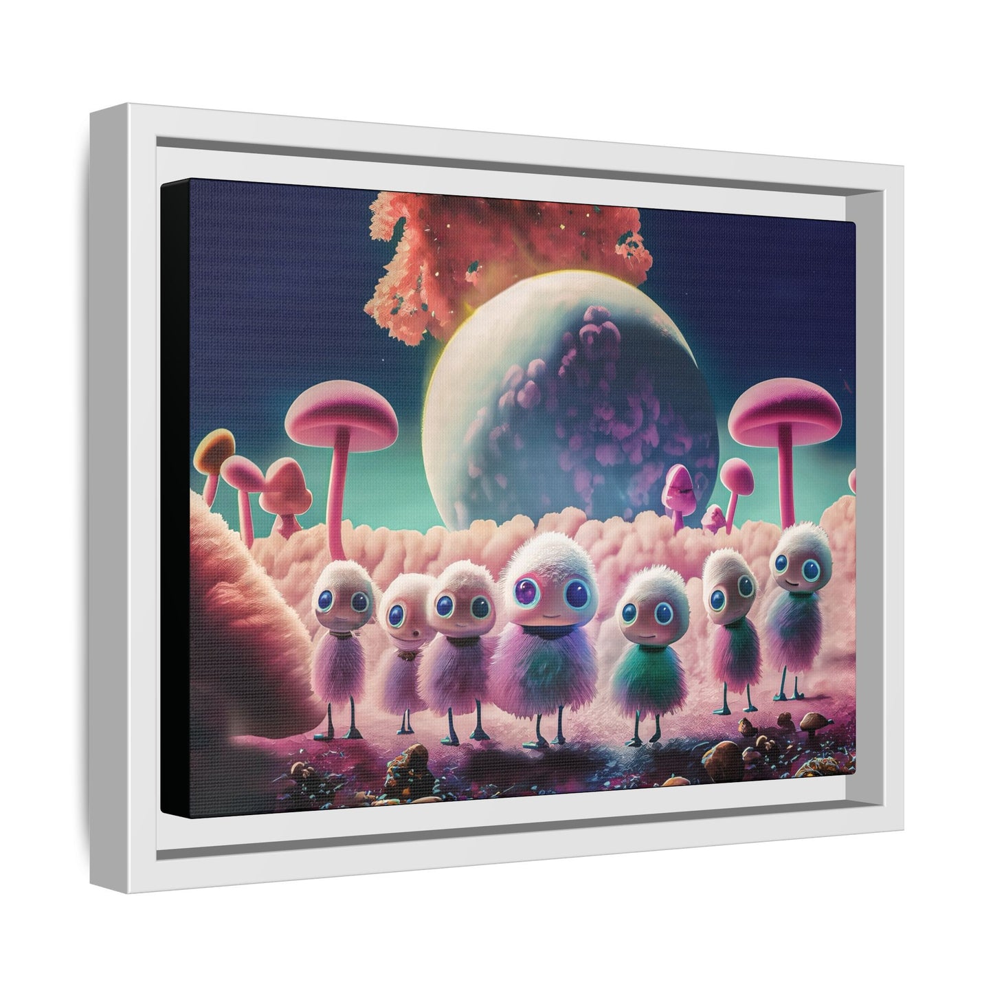 “"Keep smiling," whispered Axlar. "We can eat them later." – Fine Art Canvas Print By Andrew McCarter
