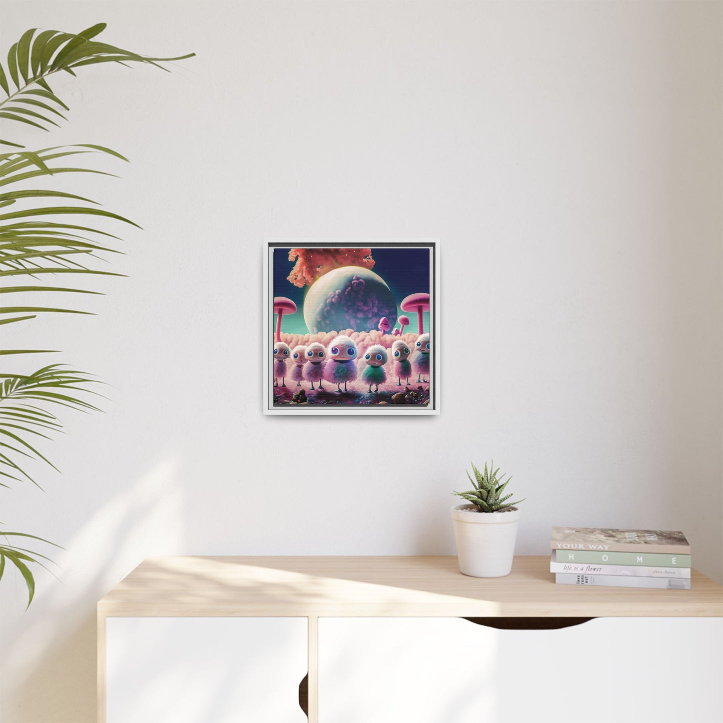 “"Keep smiling," whispered Axlar. "We can eat them later." – Fine Art Canvas Print By Andrew McCarter