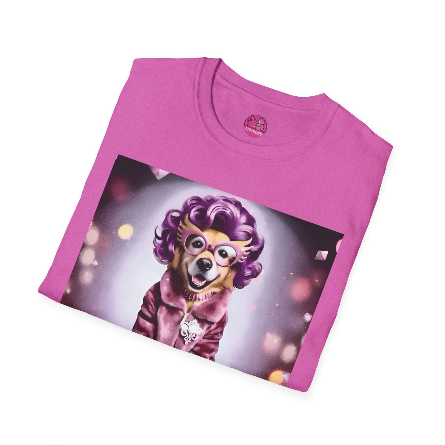 Dame Edna Labrador Dog T-Shirt - Fabulous & Fetching