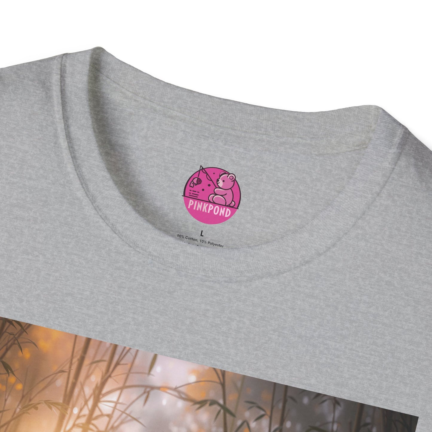 Meditating Bear Daylight Calm T-Shirt — "Find Your Calm" Design