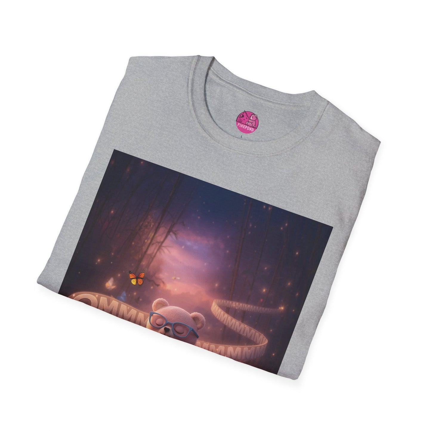 Meditating Bear Dusk Dreamscape T-Shirt