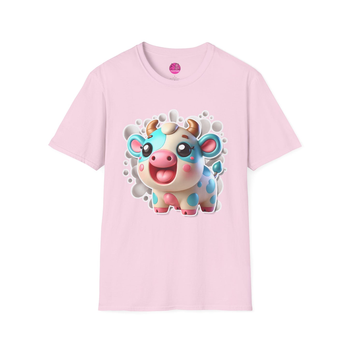 Carmen the Cow T-Shirt - Cute Farmyard Tee for Fun Fashion Fans