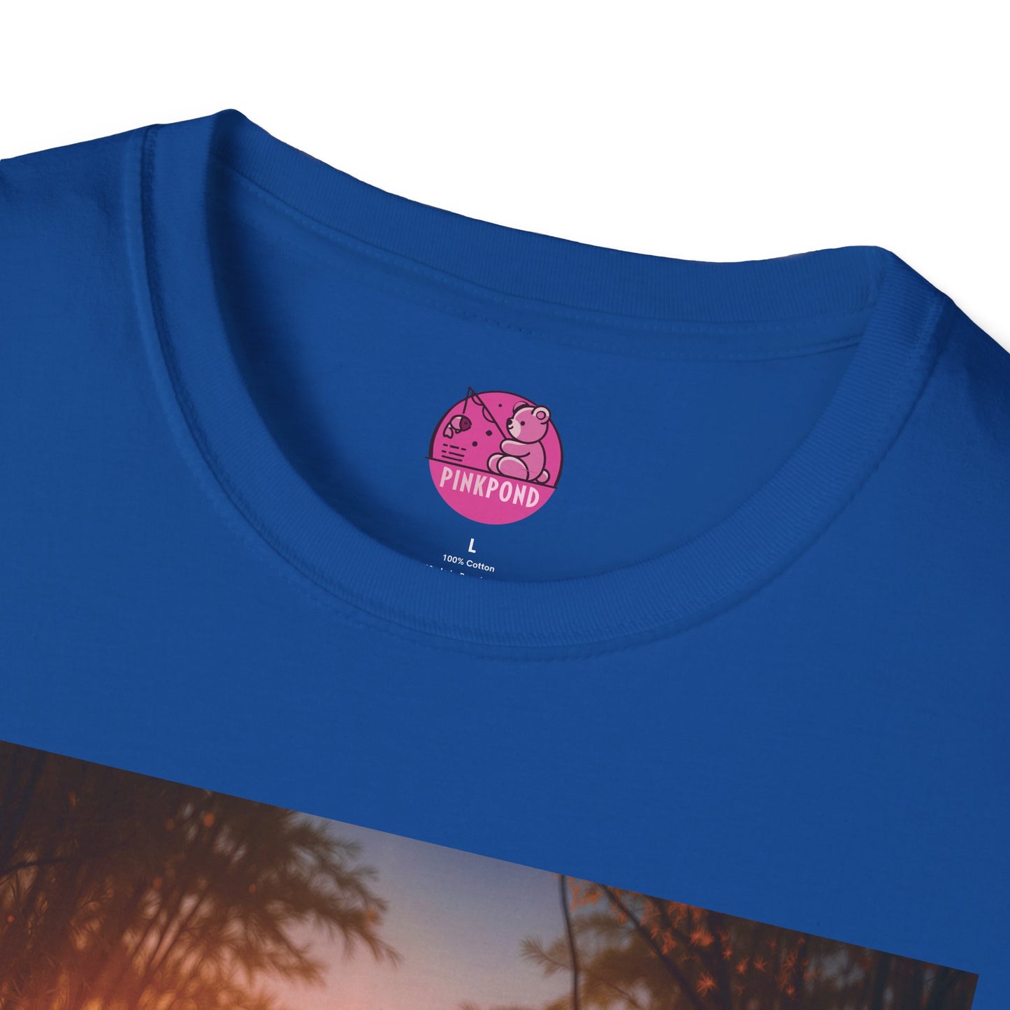 Meditating Bear Golden Hour T-Shirt