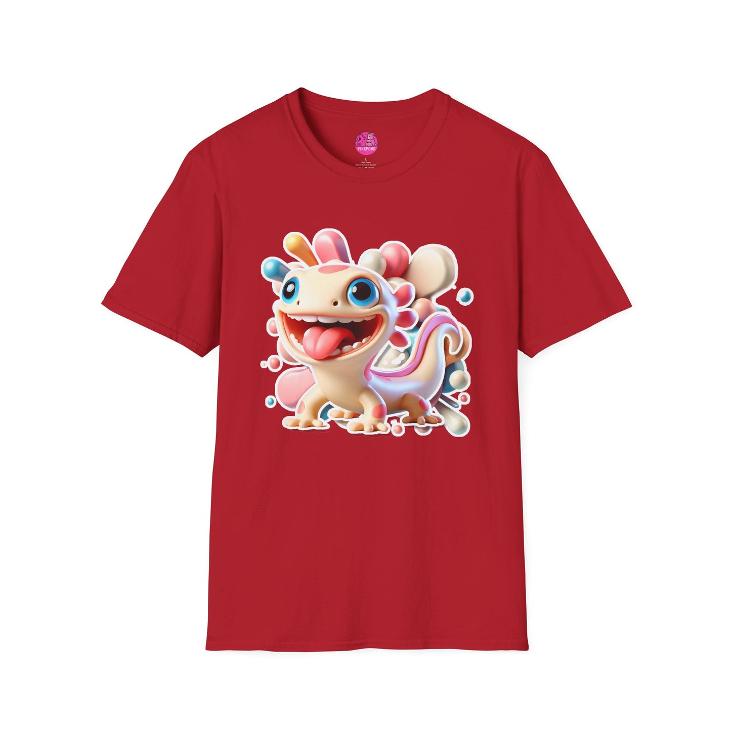 Gordon Gekko T-Shirt – The Lively Lizard with a Big Personality! - Unisex Softstyle Tee
