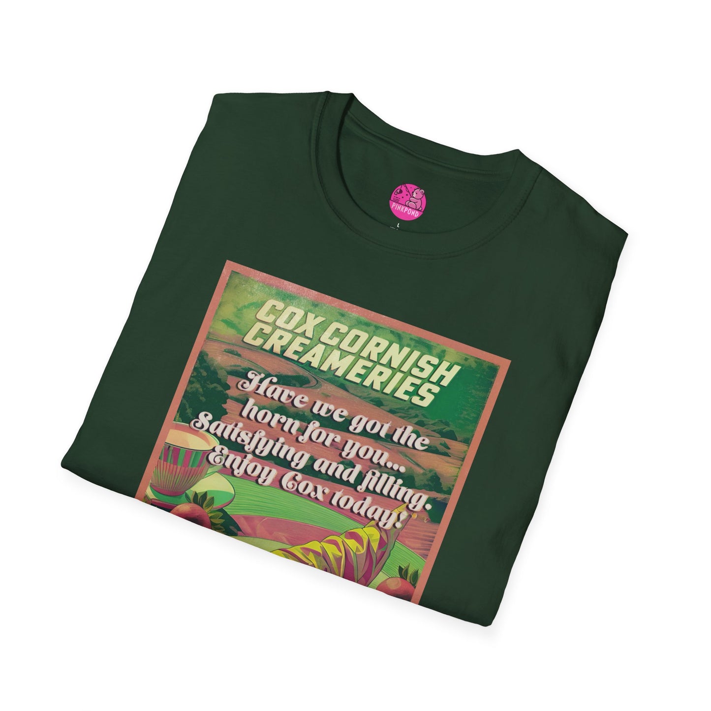 Saucy Vintage Cox Creameries - Satisfy Your Cravings T-Shirt