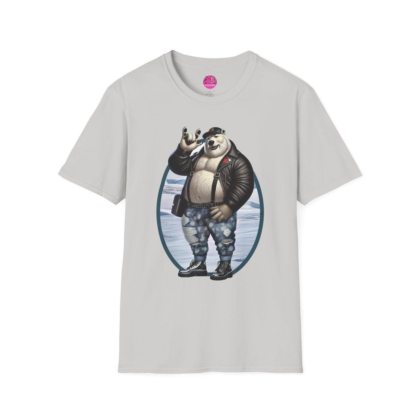 Artic Rebel Polar Bear Love Graphic Tee - ASL Love Sign