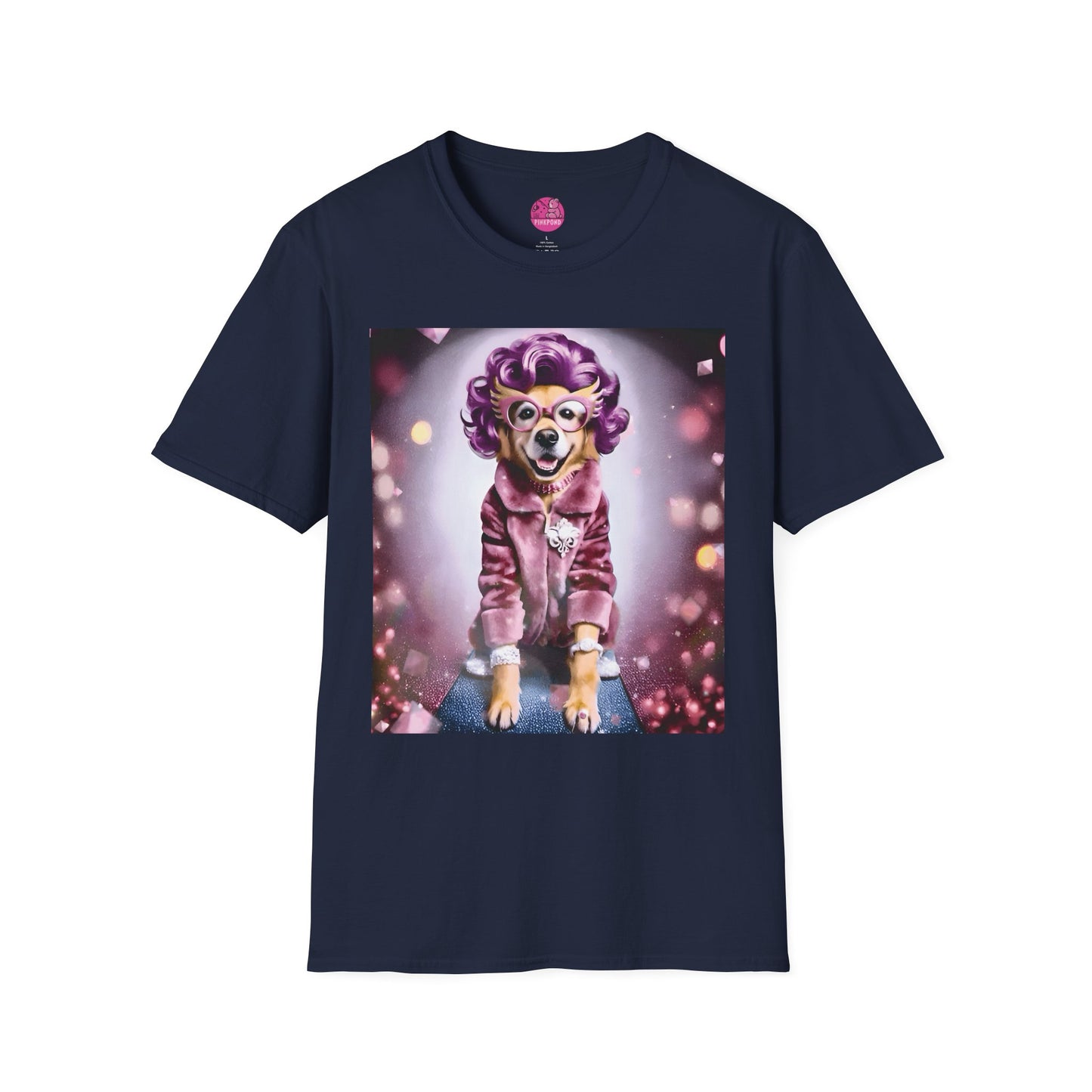 Dame Edna Labrador Dog T-Shirt - Fabulous & Fetching