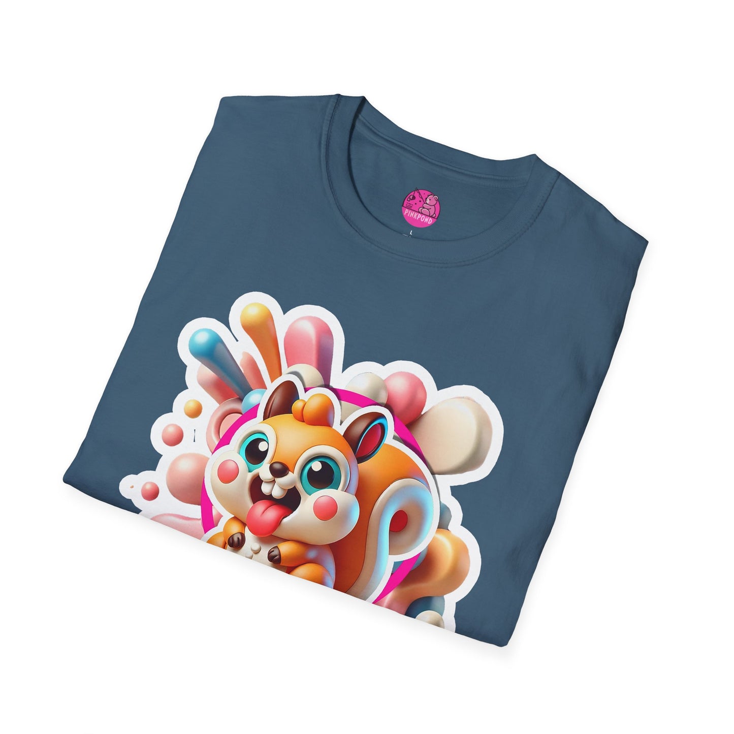 Cyril Squirrel T-Shirt - Nutty and Playful Unisex Tee for Fun-Lovers 🐿️✨