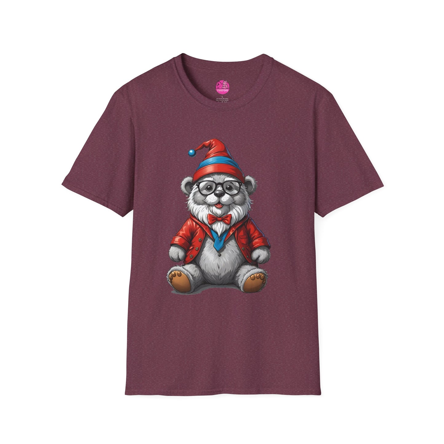 Bear Gnome Unisex T-Shirt - Fun Swiss Gnome Design for Bear Fans