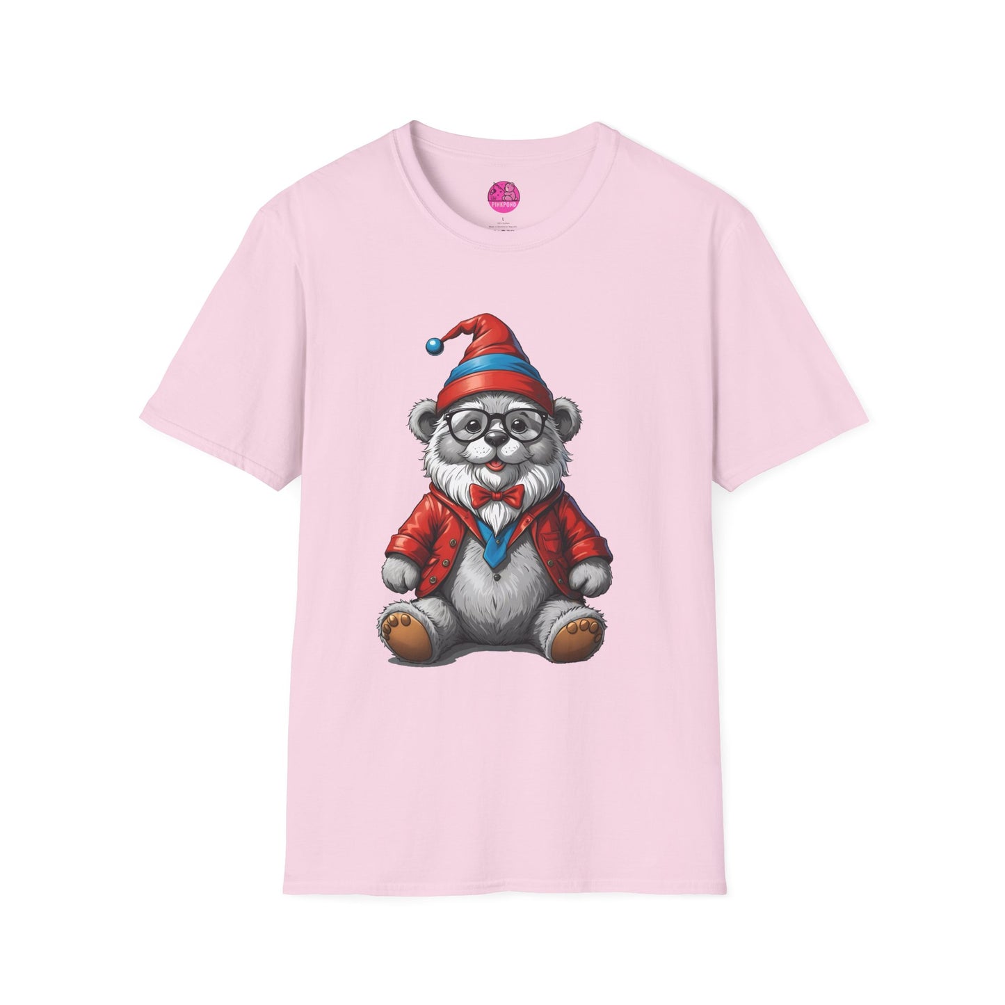 Bear Gnome Unisex T-Shirt - Fun Swiss Gnome Design for Bear Fans