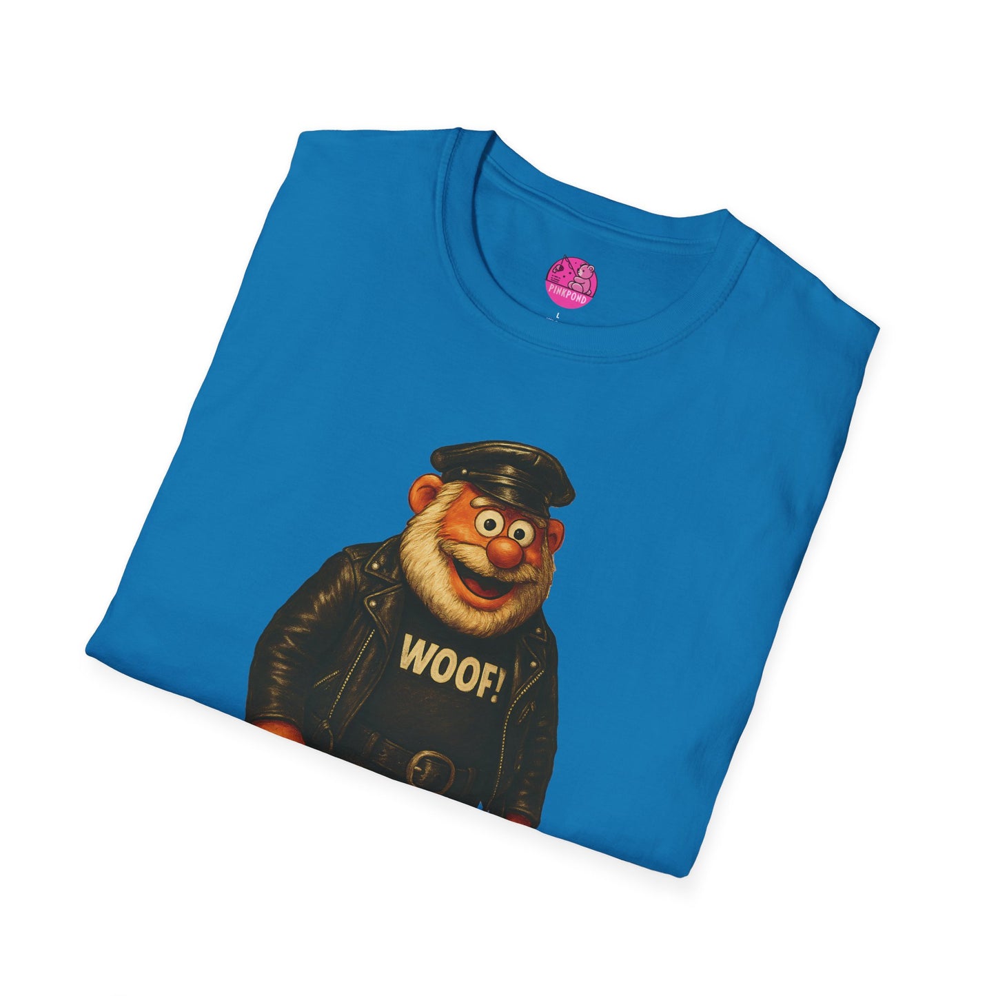 Unisex T-Shirt Leather Polar Bear Tee - WOOF Shirt Silver Beard Energy Pride Fashion