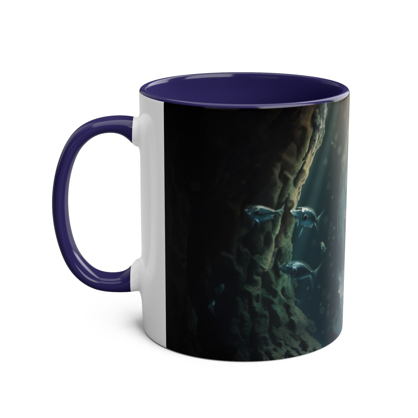 Mug: The Ocean's Legacy Mythical Mermen Design 11oz