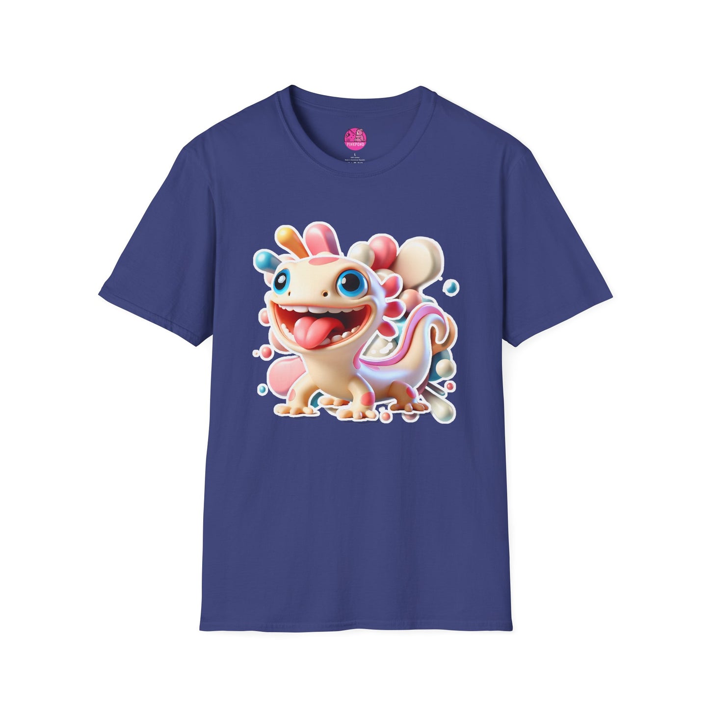 Gordon Gekko T-Shirt – The Lively Lizard with a Big Personality! - Unisex Softstyle Tee