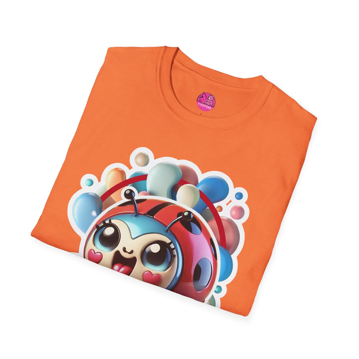 Leticia Ladybird Tee – Sweet, Stylish & Full of Charm!  T-Shirt - Unisex Tee for Fun-Lovers 🐞✨