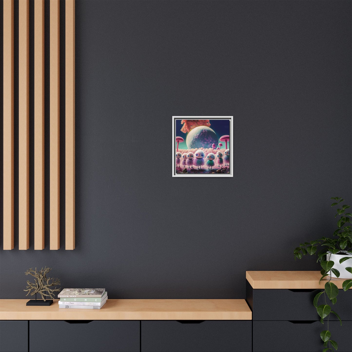 “"Keep smiling," whispered Axlar. "We can eat them later." – Fine Art Canvas Print By Andrew McCarter