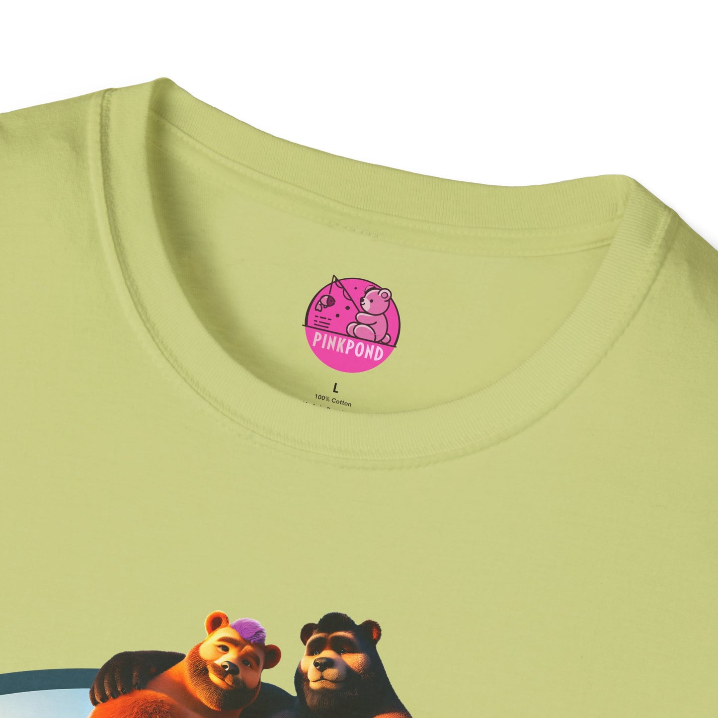 Beach Life Bears Unisex T-Shirt - Mikey & Max Tee by PinkPond