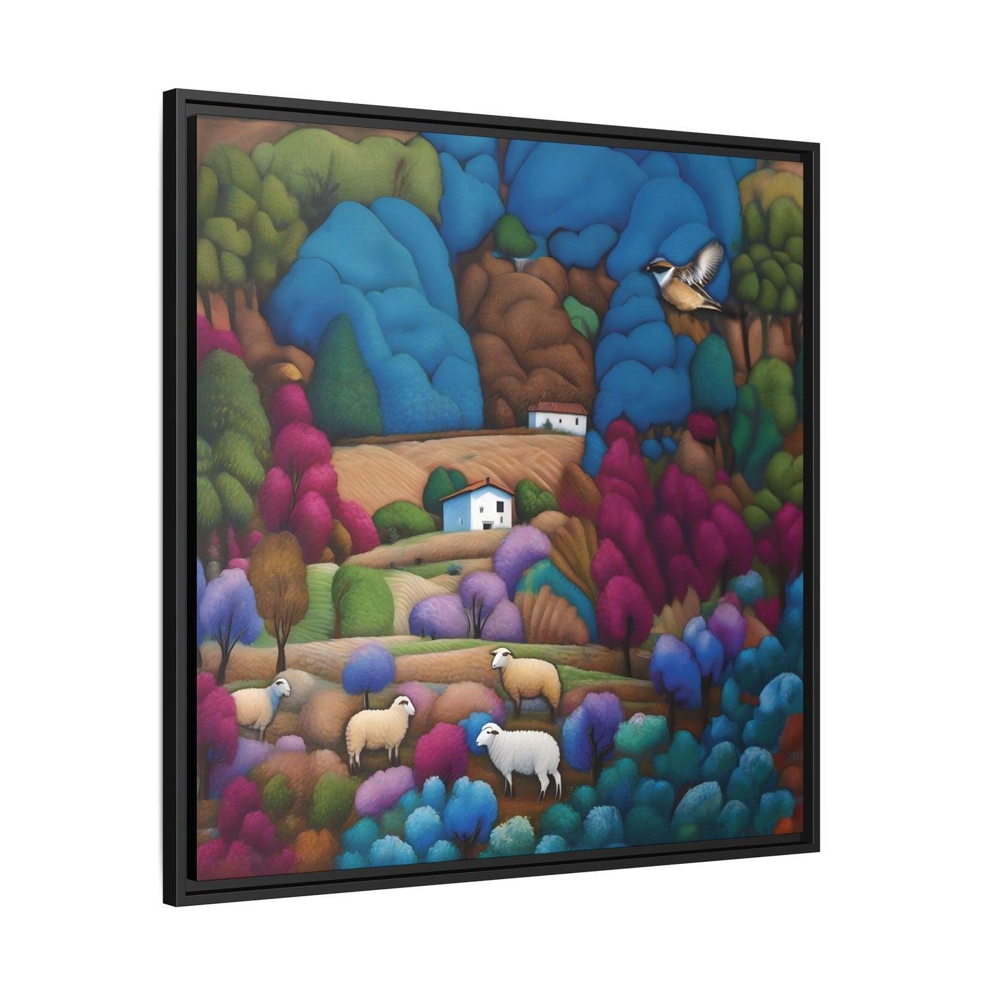 The Painted Valley Canvas Print by Andrew McCarter
