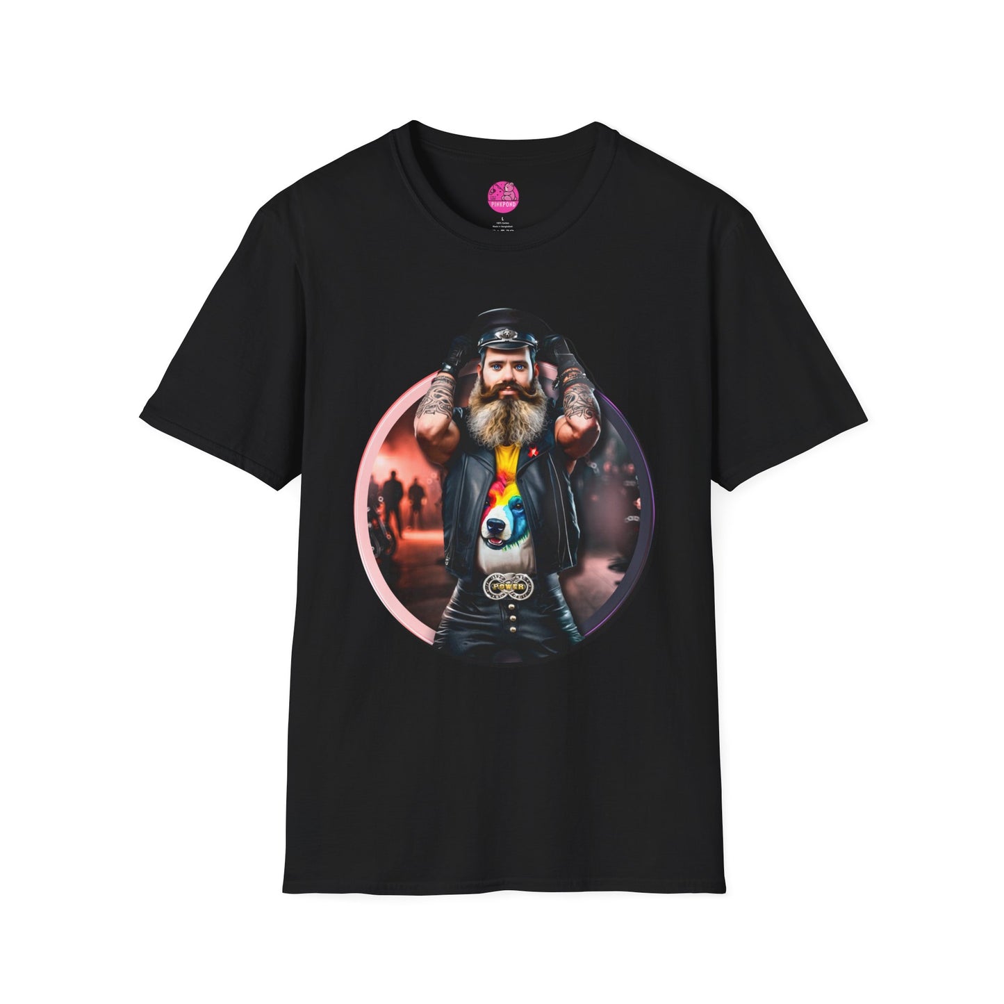 Leather Bear Power T-Shirt