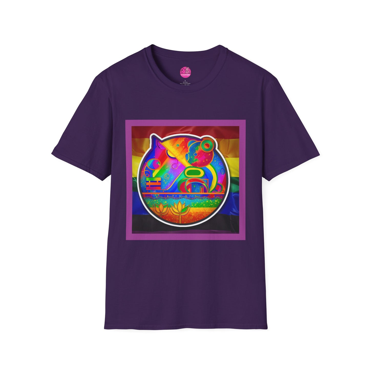 Abstract Bear Pride T-Shirt
