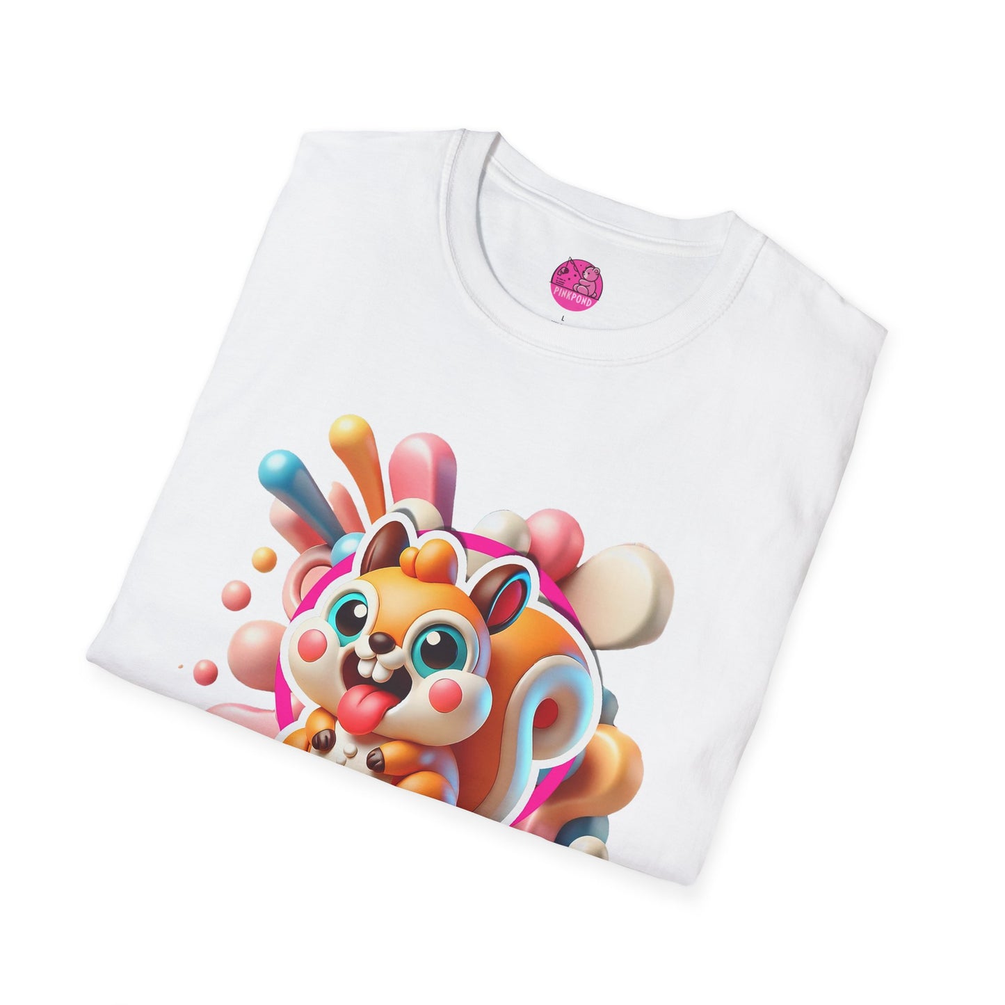 Cyril Squirrel T-Shirt - Nutty and Playful Unisex Tee for Fun-Lovers 🐿️✨