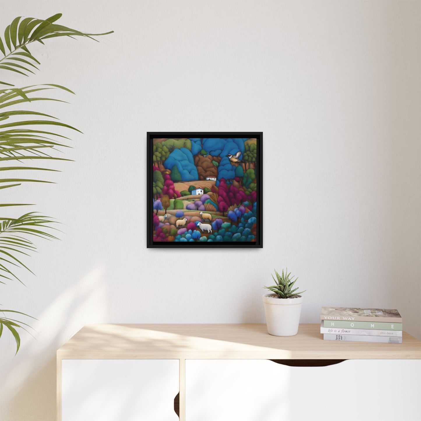 The Painted Valley Canvas Print by Andrew McCarter