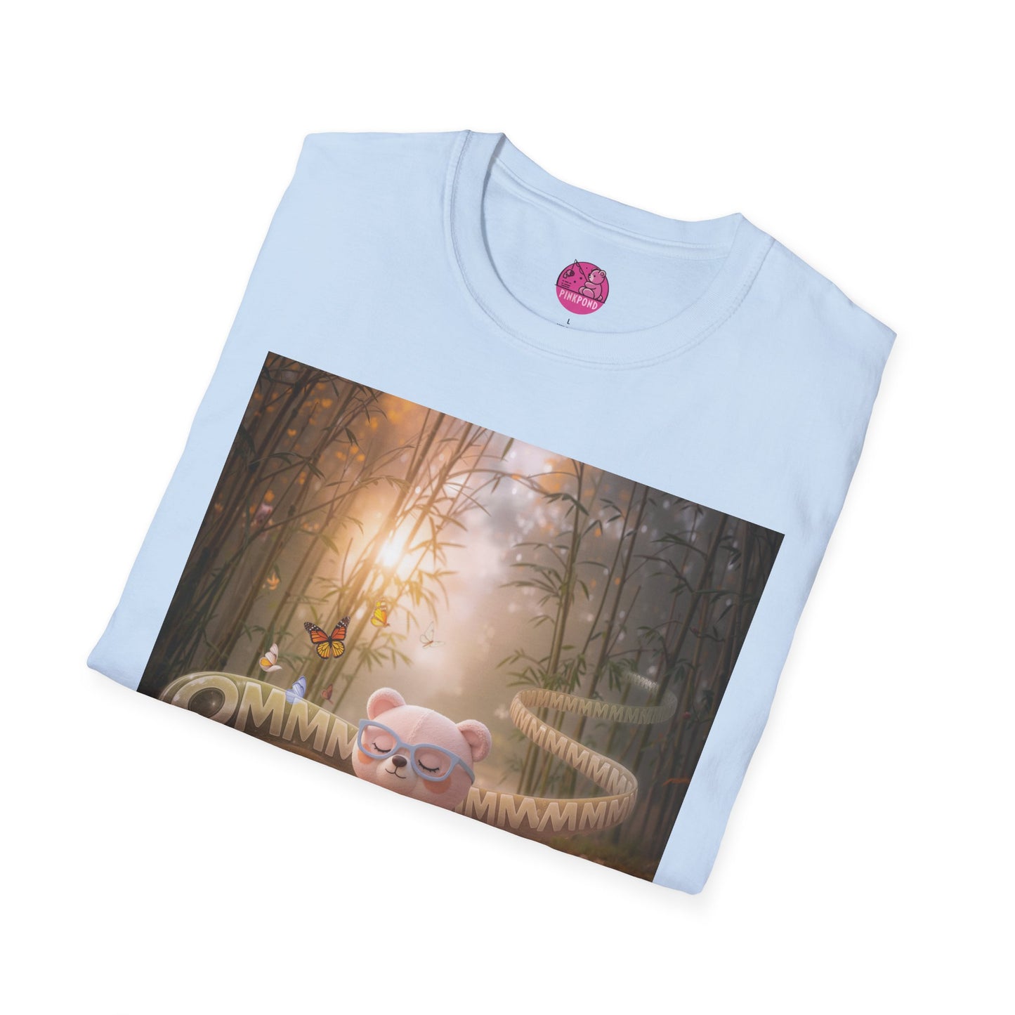 Meditating Bear Daylight Calm T-Shirt — "Find Your Calm" Design