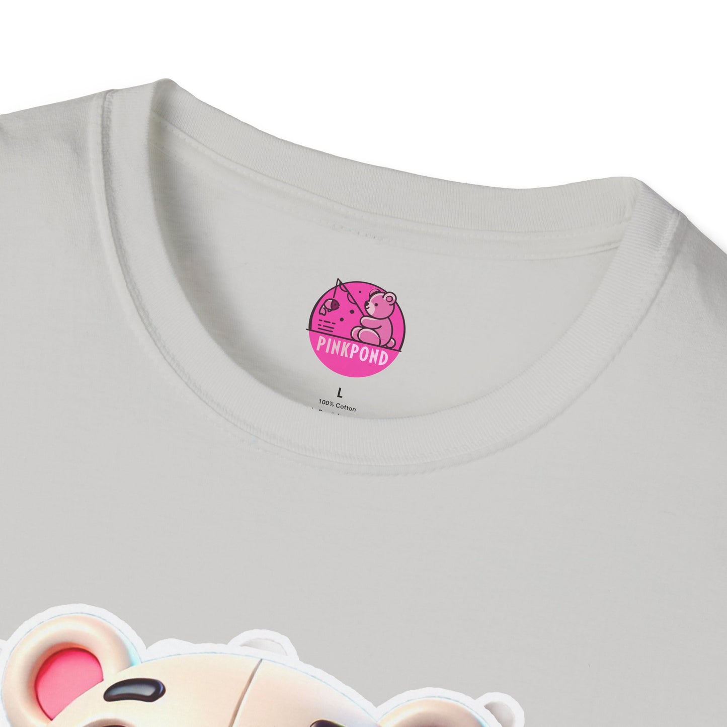 Pepe the Polar Bear T-Shirt - The Coolest Bear Around | Unisex Softstyle Tee