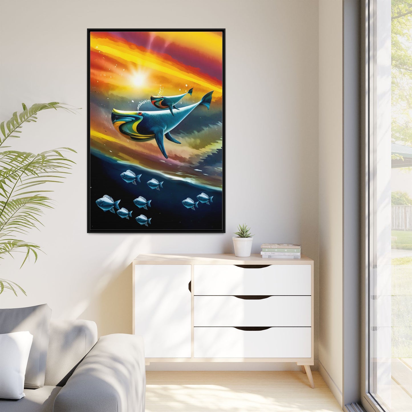 Celestial Whale by Andrew McCarter - Art Print