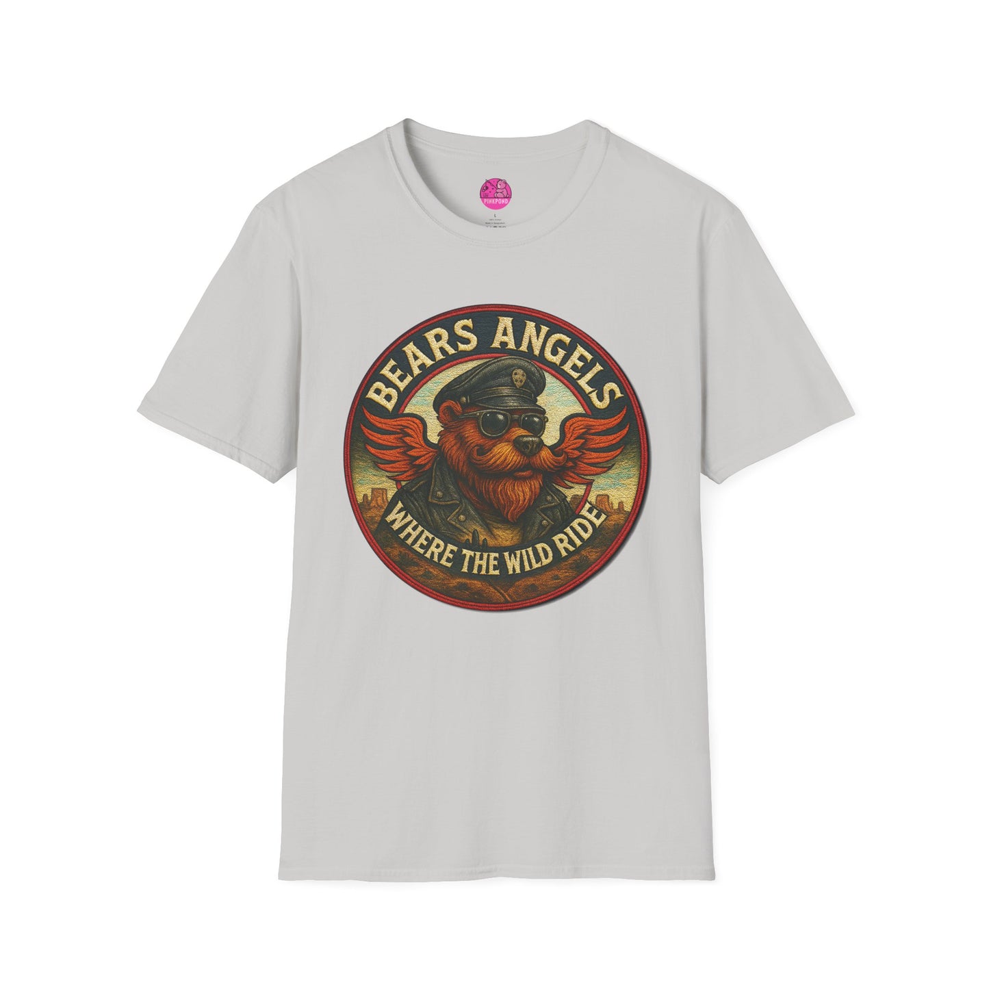 Biker Bears Angels Unisex T-Shirt - Where The Wild Ride Tee