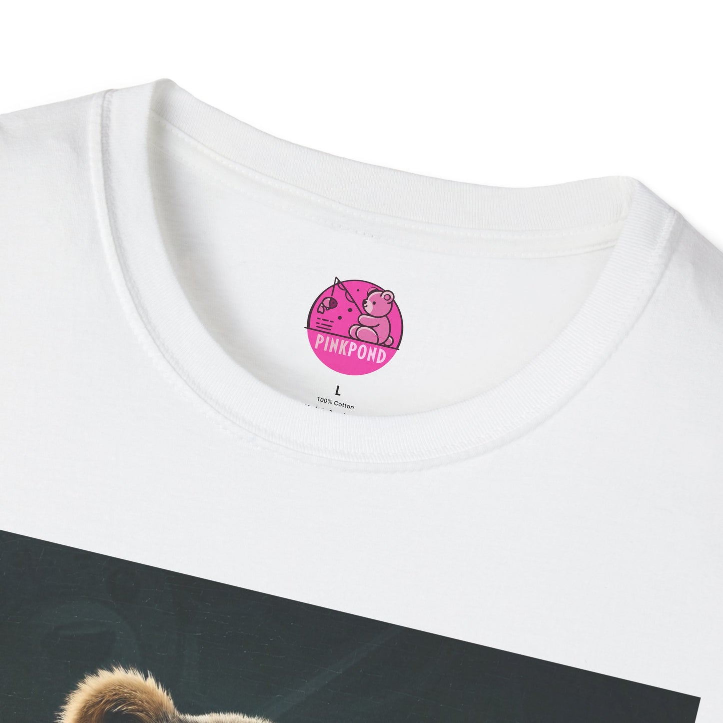 Boss Bear Graphic Tee - Unisex Softstyle T-Shirt for Power Players
