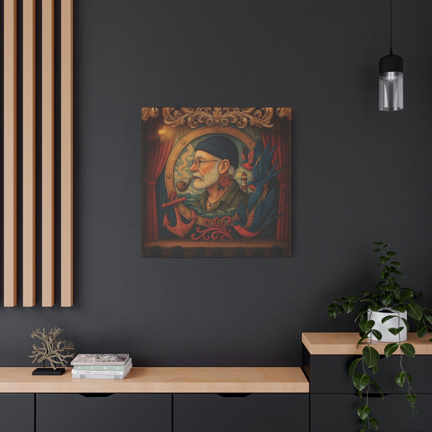 Canvas Wall Art - The Old Sailor’s Portrait