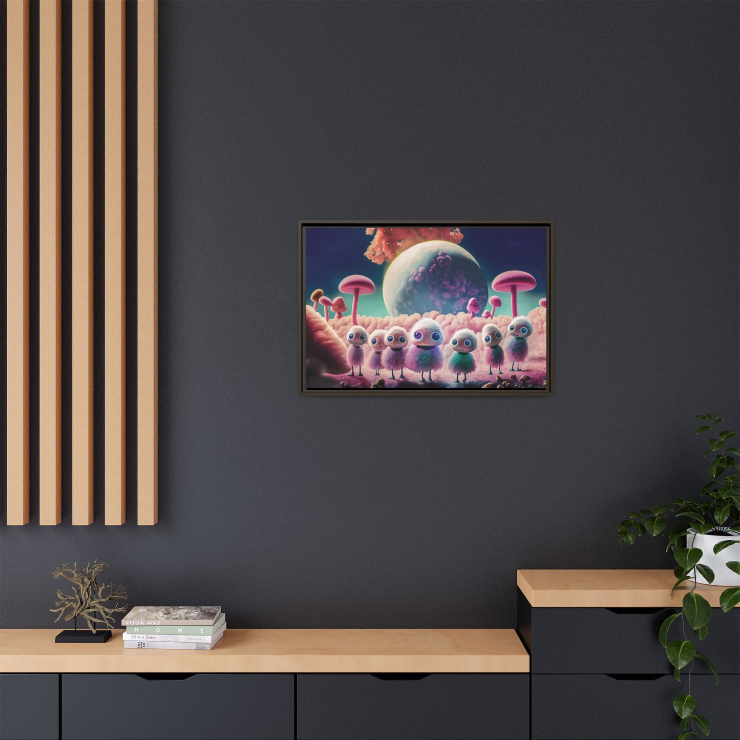 “"Keep smiling," whispered Axlar. "We can eat them later." – Fine Art Canvas Print By Andrew McCarter