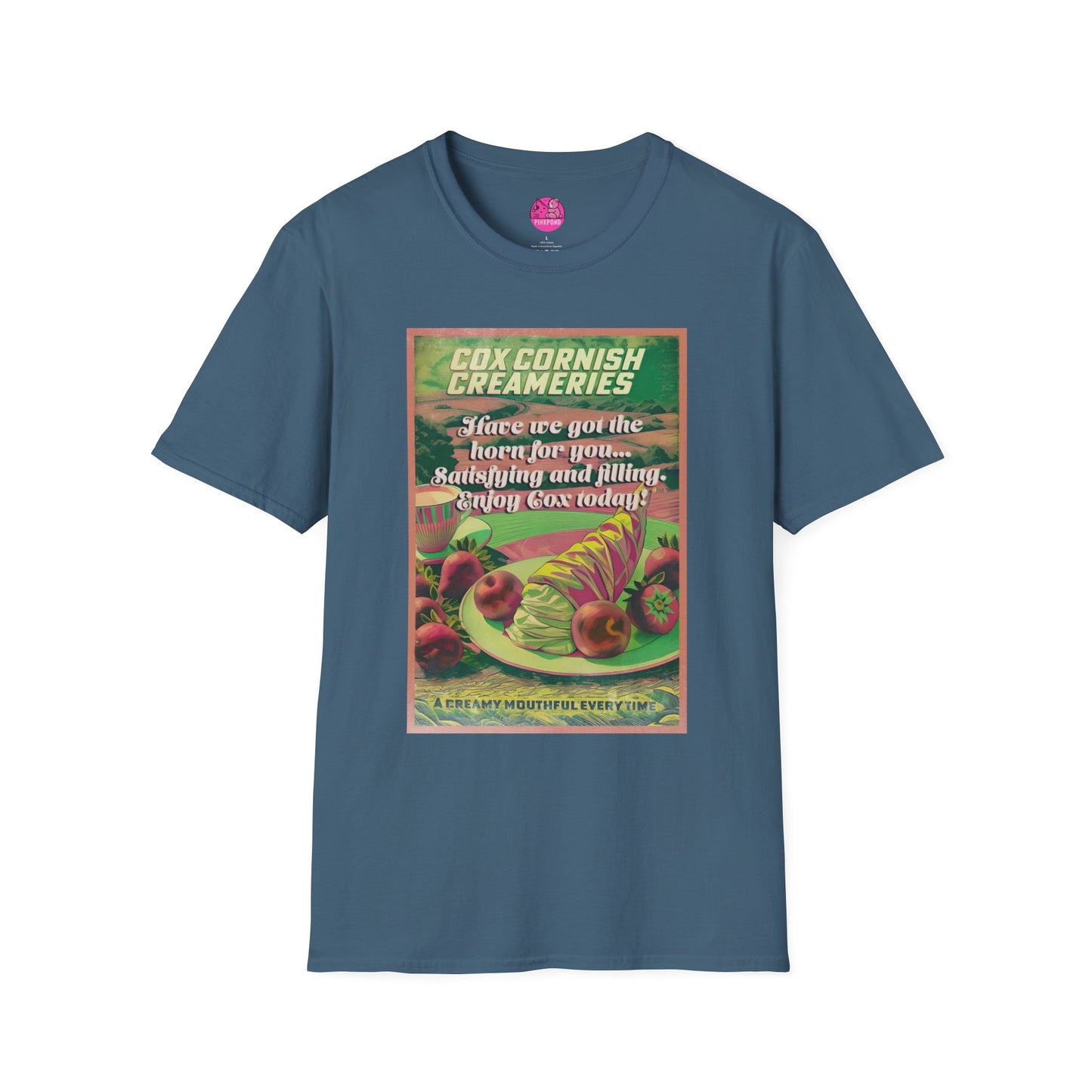 Saucy Vintage Cox Creameries - Satisfy Your Cravings T-Shirt