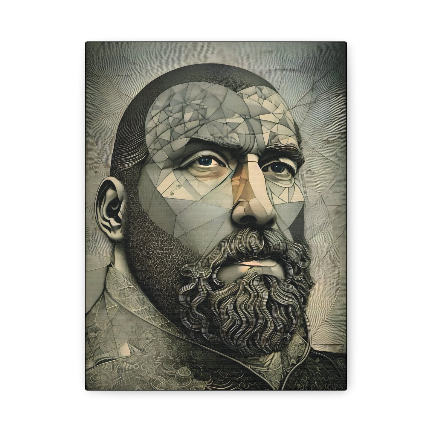 Fractured Peace - Fine Art Print by Andrew McCarter adapted from a drawing by David Lake