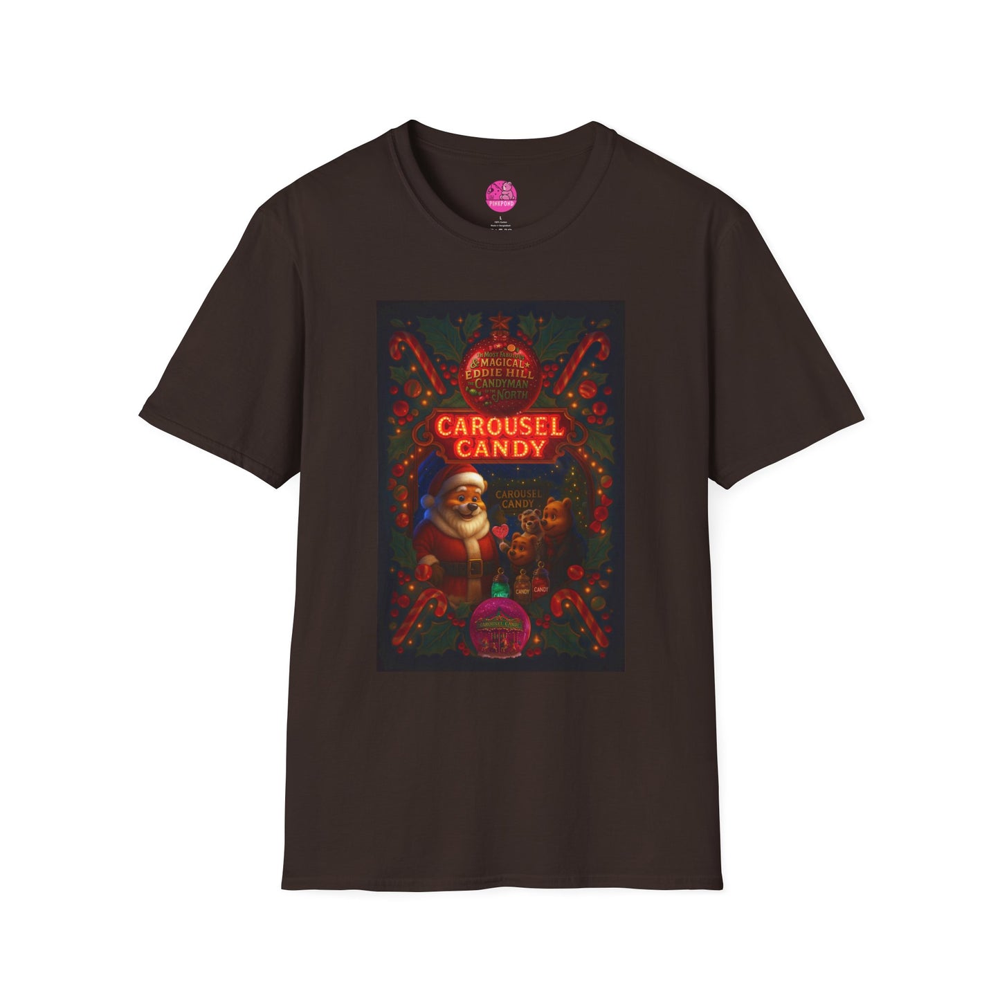 Carousel Candy Christmas T-Shirt — Eddie Hill, The Candyman of the North