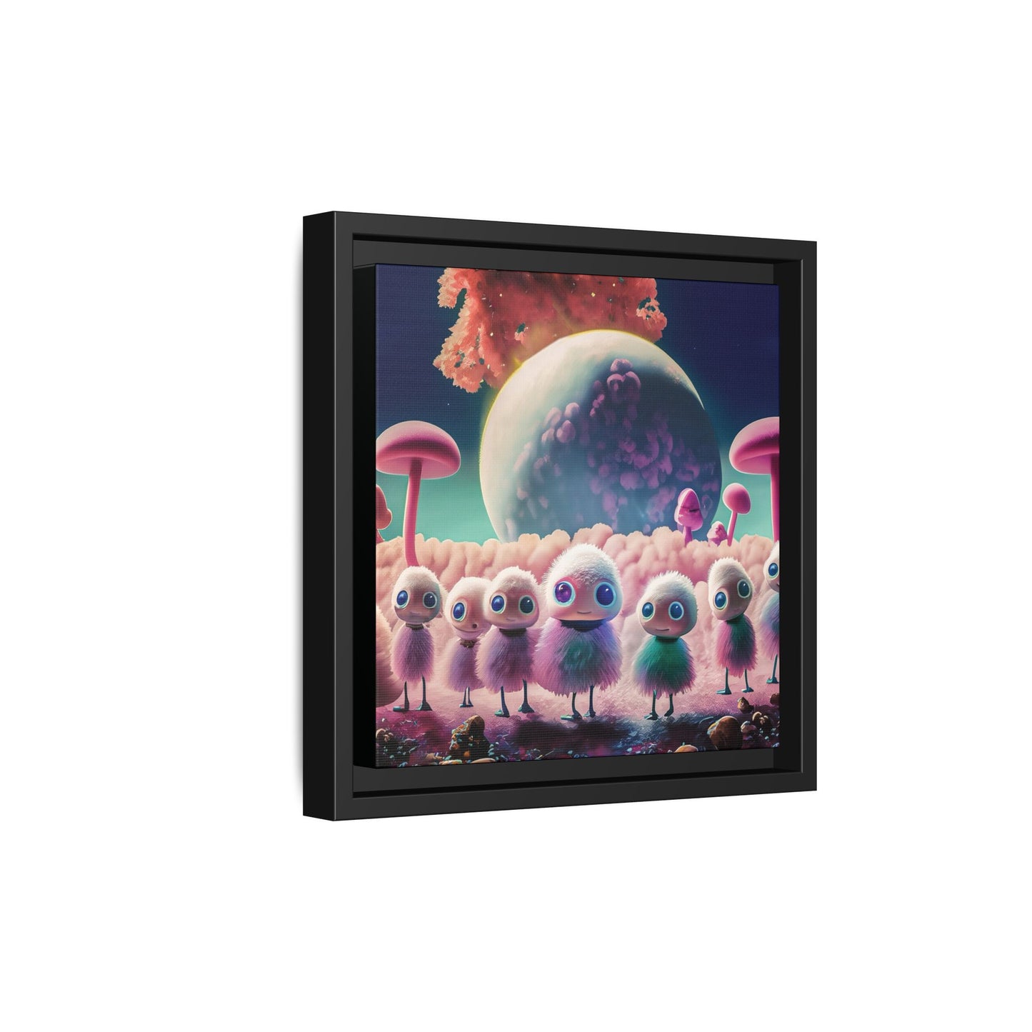 “"Keep smiling," whispered Axlar. "We can eat them later." – Fine Art Canvas Print By Andrew McCarter