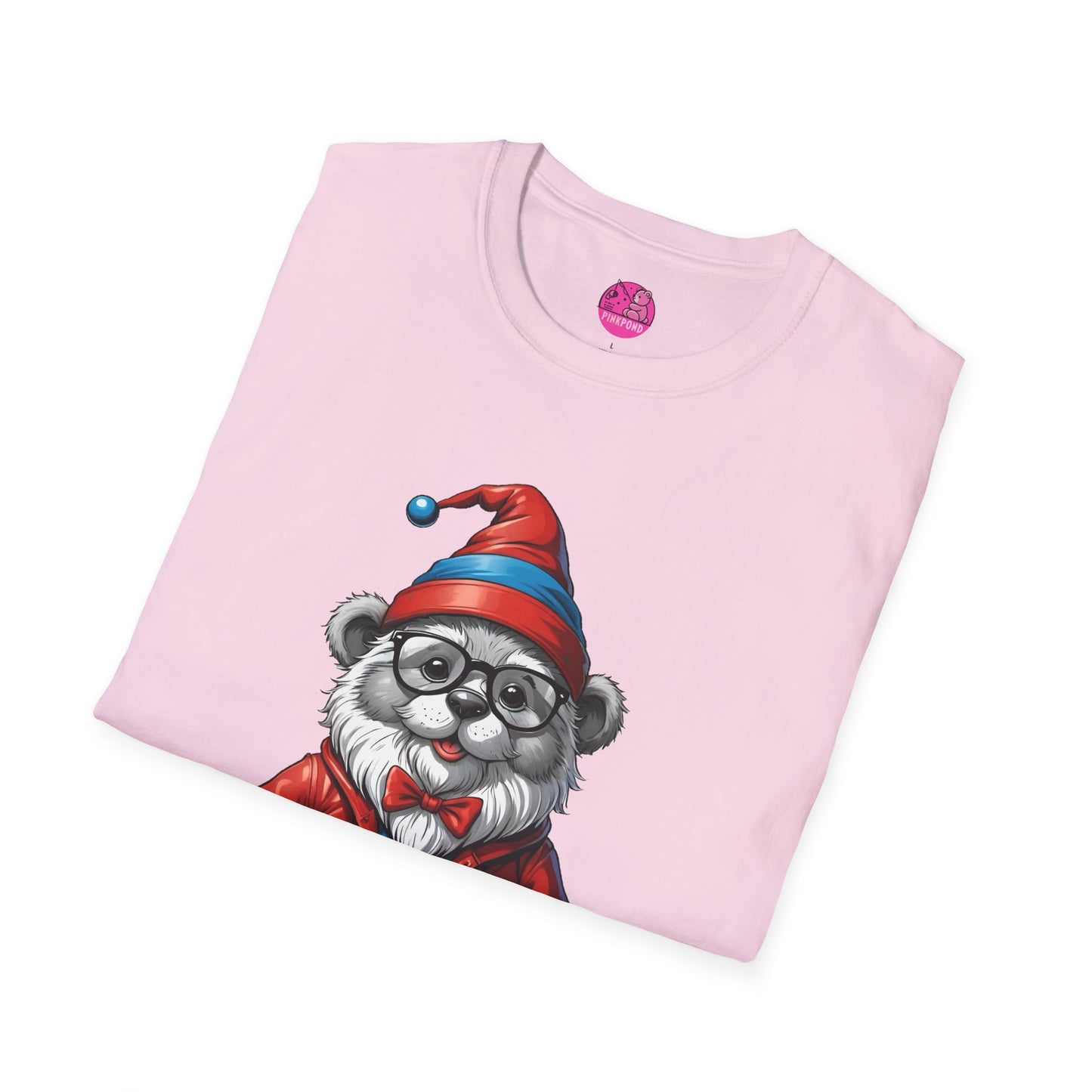 Bear Gnome Unisex T-Shirt - Fun Swiss Gnome Design for Bear Fans