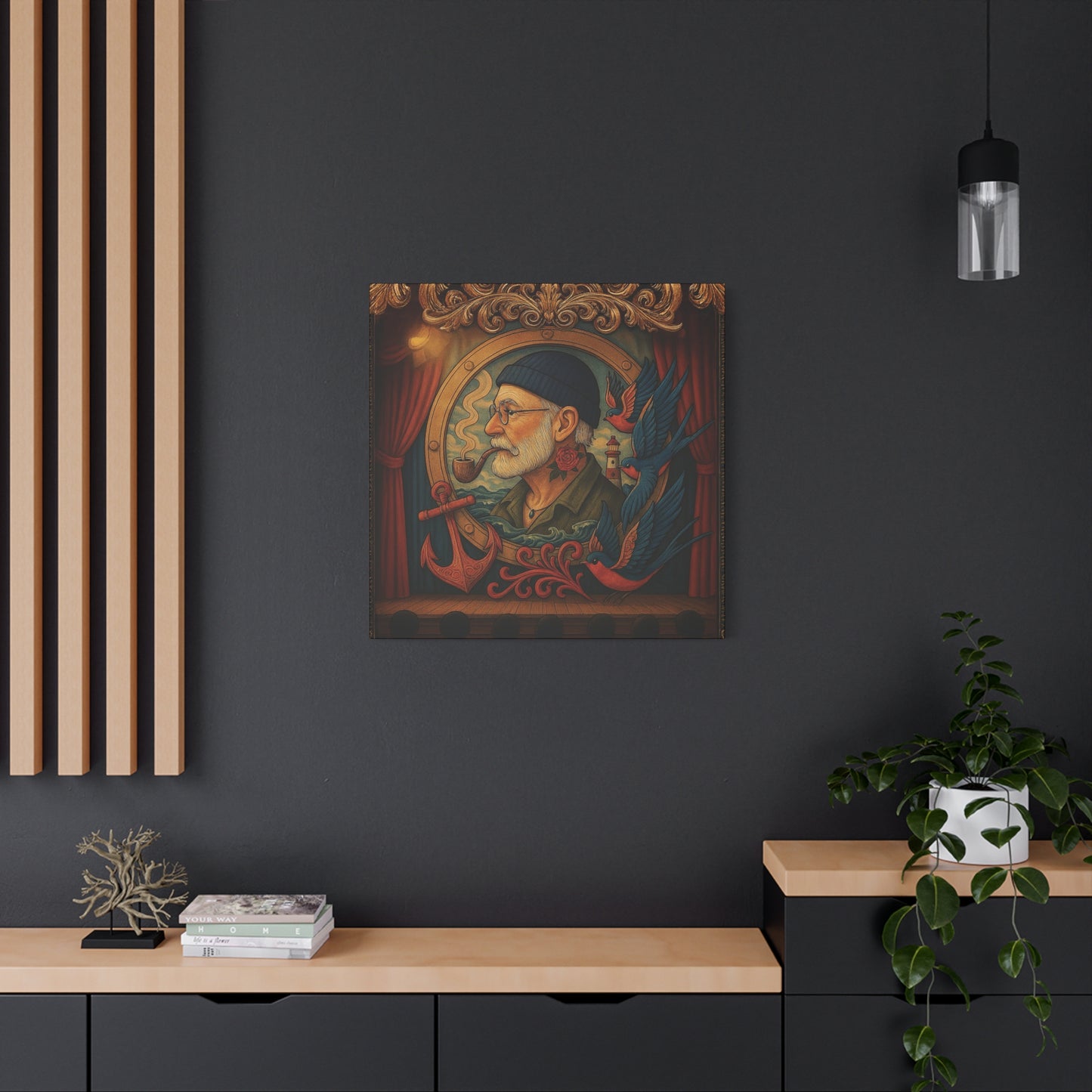 Canvas Wall Art - The Old Sailor’s Portrait