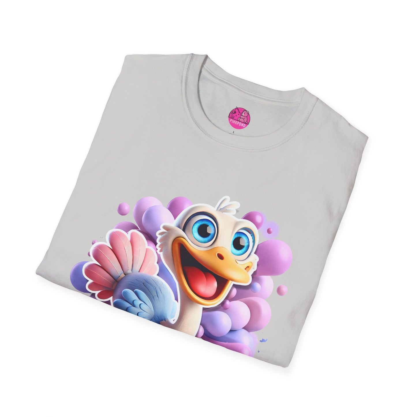Osma the Ostrich T-Shirt – Speed, Smiles, and Sass!! - Unisex Softstyle Tee